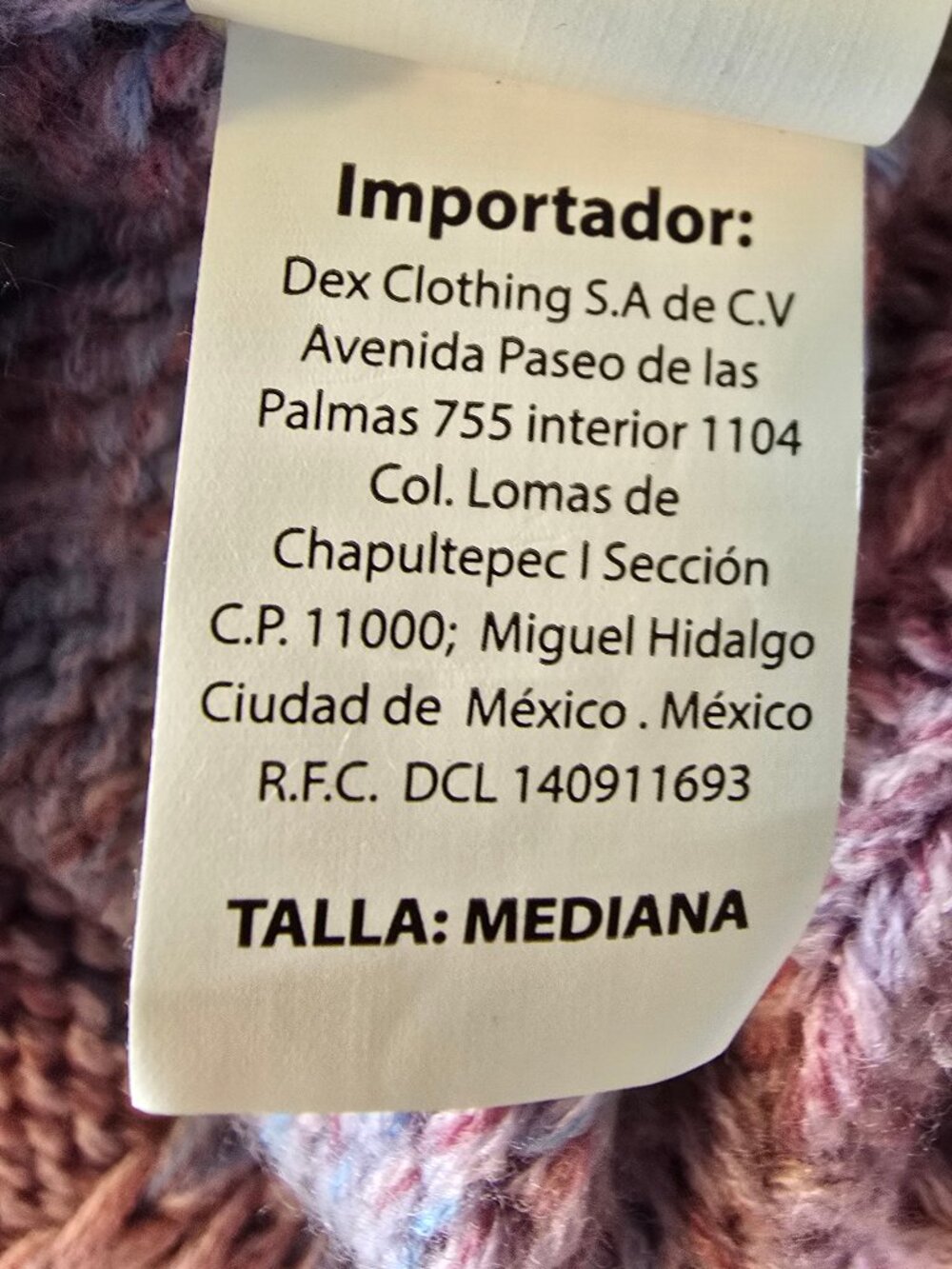Dex medium Cozy Knit Rainbow Cardigan Sweater - Picture 8 of 8